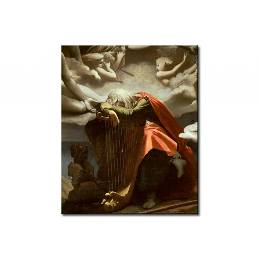 Schilderij  Jean-Auguste-Dominique Ingres: Le Songe D'Ossian