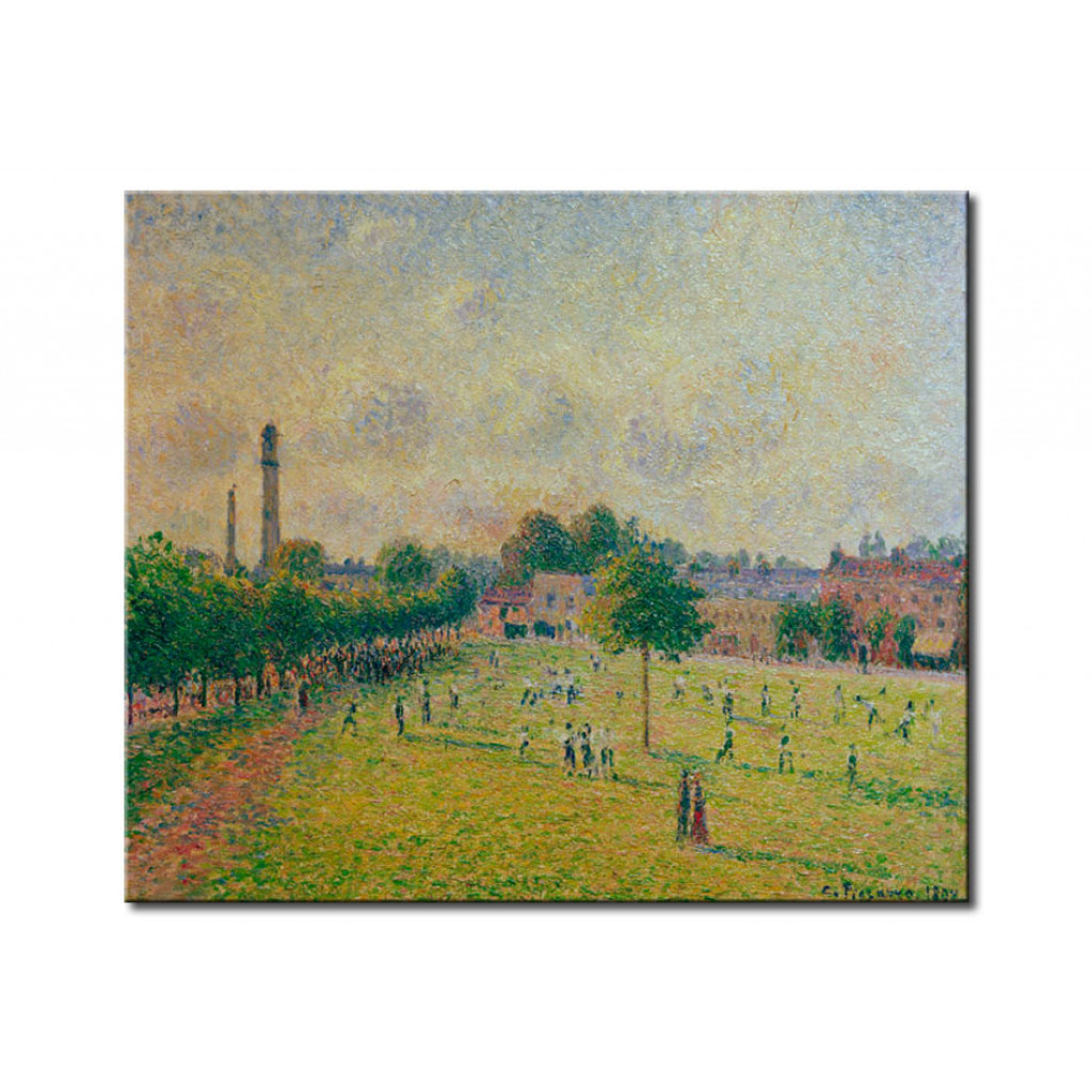 Schilderij  Camille Pissarro: Kew Green (Kew Gardens), London