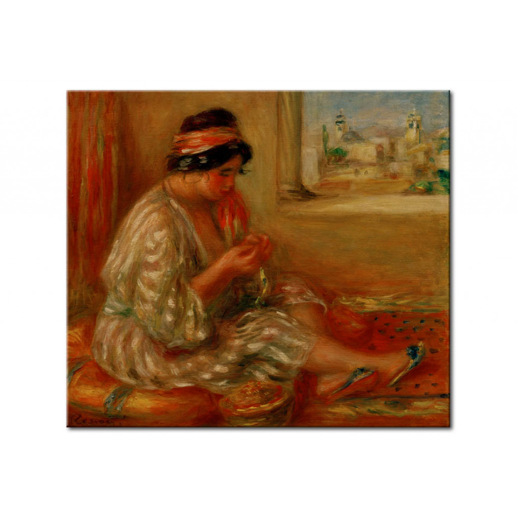 Schilderij  Pierre-Auguste Renoir: Gabrielle En Algérienne