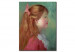 Quadro famoso Giovane ragazza con capelli lunghi di profilo 54514
