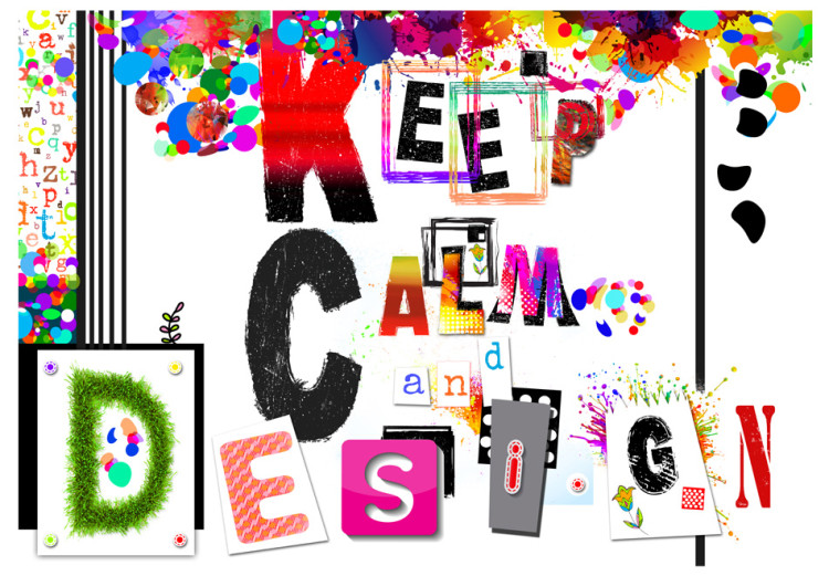 Carta da parati moderna Keep Calm and Design 60914 additionalImage 1