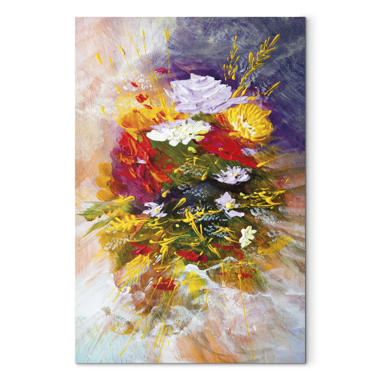 Canvas Art Print August Flowers 93114