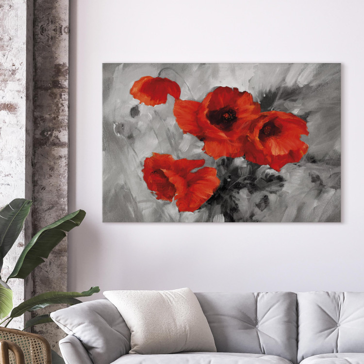 Canvas Print Steel Poppies  95014 additionalImage 3