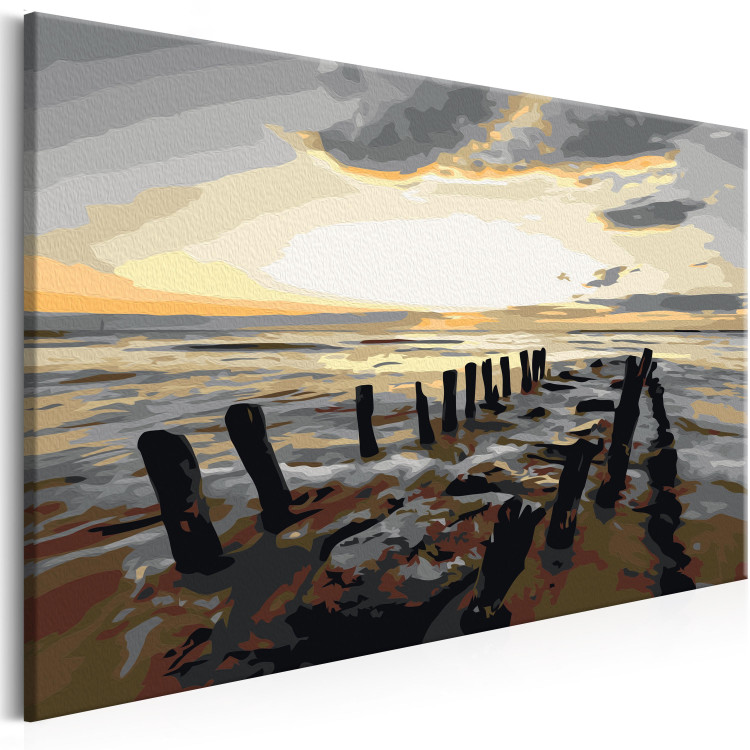 Obraz do malowania po numerach Plaża (wschód słońca) 107324 additionalImage 6