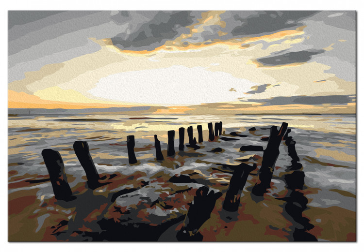 Obraz do malowania po numerach Plaża (wschód słońca) 107324 additionalImage 7