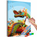 Paint by Number Kit Colourful Dragon 107424 additionalThumb 3