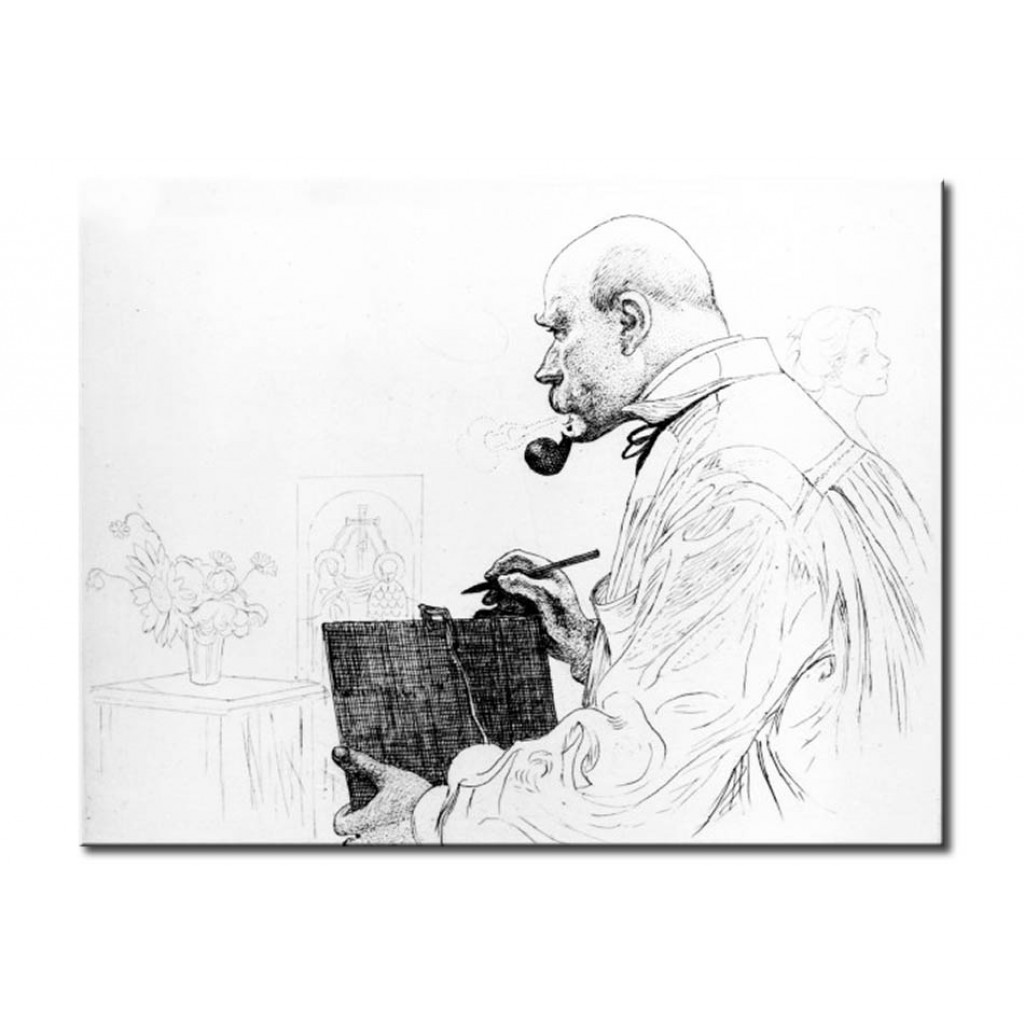 Schilderij  Carl Larsson: 1912