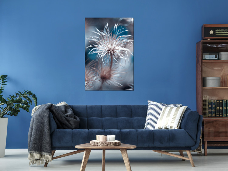 Quadro contemporaneo Plant in Blues (1 Part) Vertical 121624 additionalImage 3
