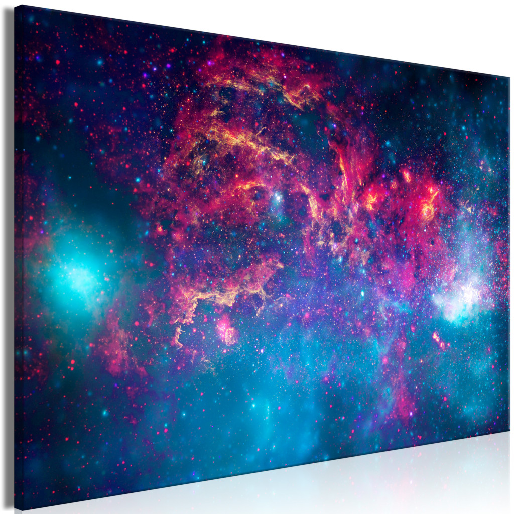 Schilderij Cosmic Constellations - Milky Way Seen Through A Telescope