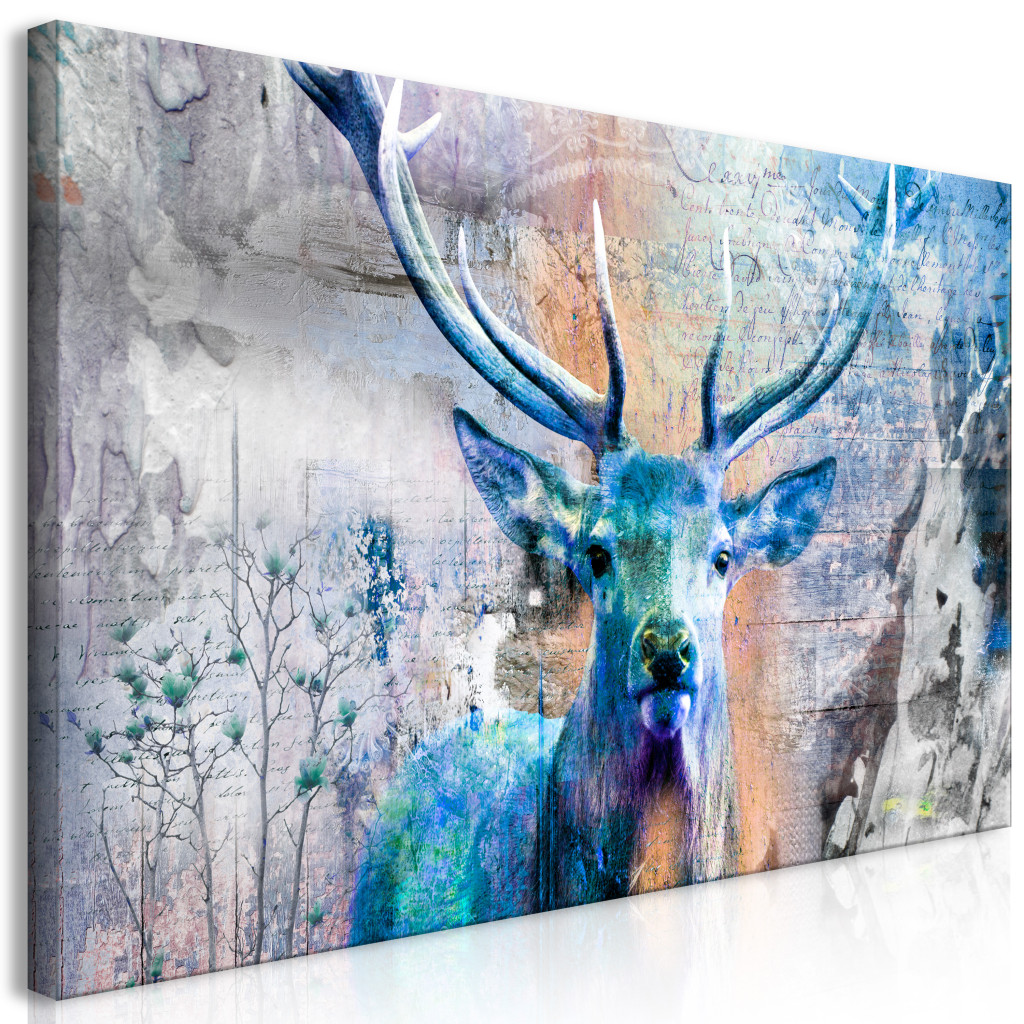 Schilderij Blue Deer II [Large Format]