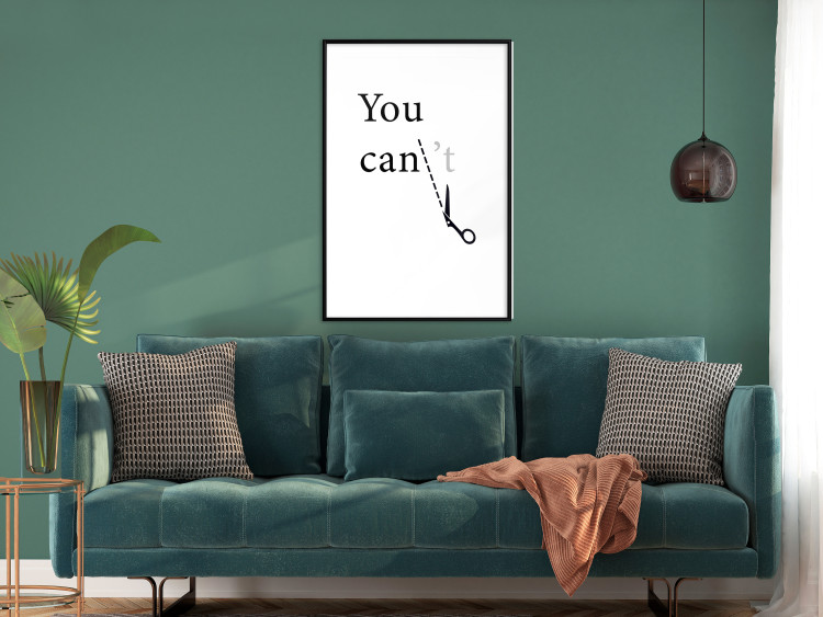 Wall Poster You Can Always Do Everything - Dark Inscription With Graphics on a White Background 149724 additionalImage 16