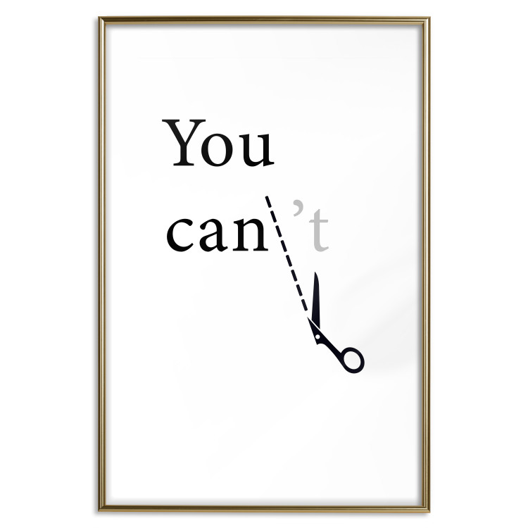 Wall Poster You Can Always Do Everything - Dark Inscription With Graphics on a White Background 149724 additionalImage 26