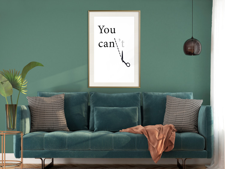 Wall Poster You Can Always Do Everything - Dark Inscription With Graphics on a White Background 149724 additionalImage 20