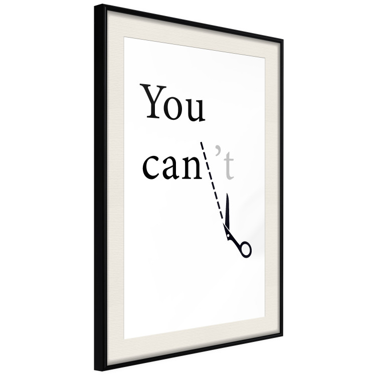 Wall Poster You Can Always Do Everything - Dark Inscription With Graphics on a White Background 149724 additionalImage 8