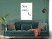 Wall Poster You Can Always Do Everything - Dark Inscription With Graphics on a White Background 149724 additionalThumb 14