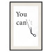 Wall Poster You Can Always Do Everything - Dark Inscription With Graphics on a White Background 149724 additionalThumb 25