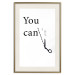 Wall Poster You Can Always Do Everything - Dark Inscription With Graphics on a White Background 149724 additionalThumb 27