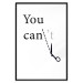 Wall Poster You Can Always Do Everything - Dark Inscription With Graphics on a White Background 149724 additionalThumb 21