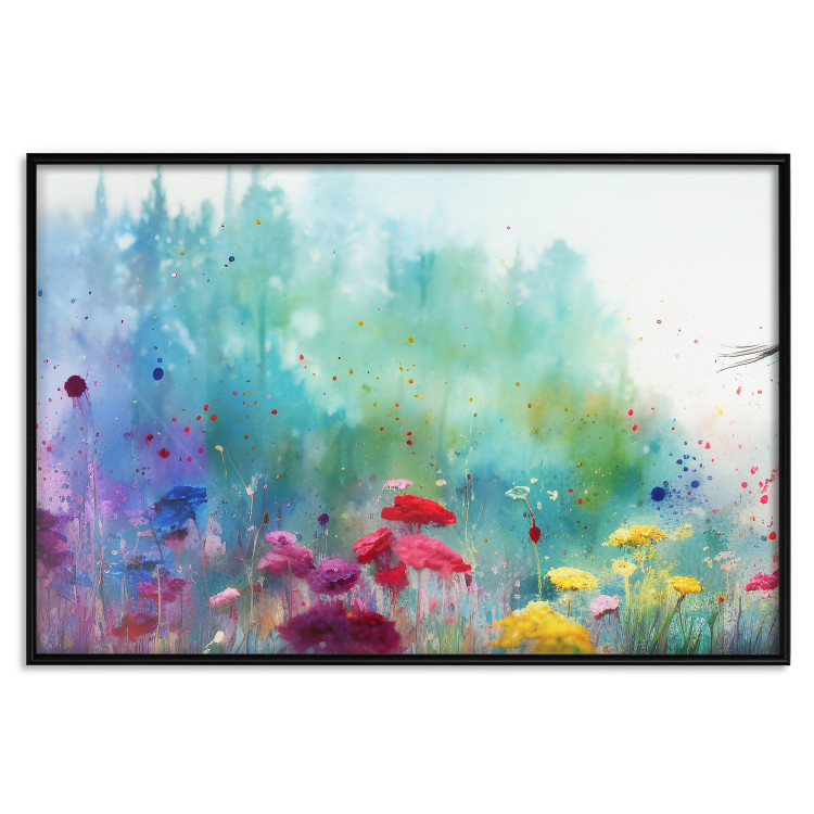 Cartel Multicolored Flowers - A Painting Composition With a Forest Generated by AI 151124 additionalImage 18