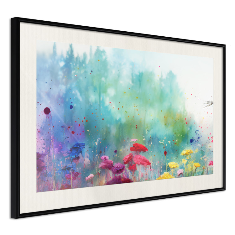 Cartel Multicolored Flowers - A Painting Composition With a Forest Generated by AI 151124 additionalImage 5