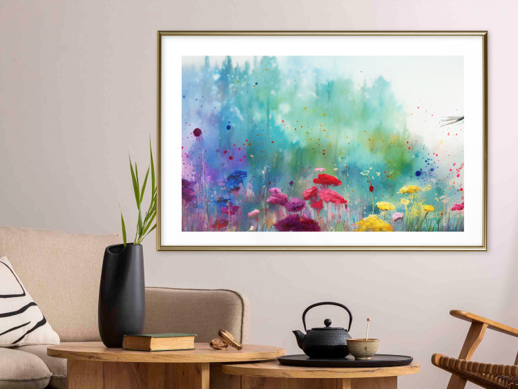 Cartel Multicolored Flowers - A Painting Composition With a Forest Generated by AI 151124 additionalImage 21