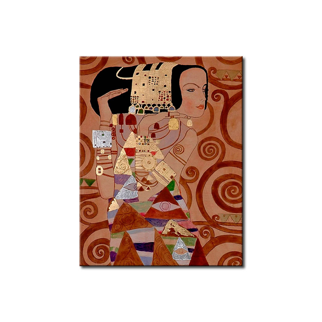 Schilderij  Klimt: Boom Van Het Leven - Een Deel Van De Schilderij