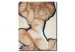 Tableau de maître Rose Caryatide avec une bordure bleue 51324