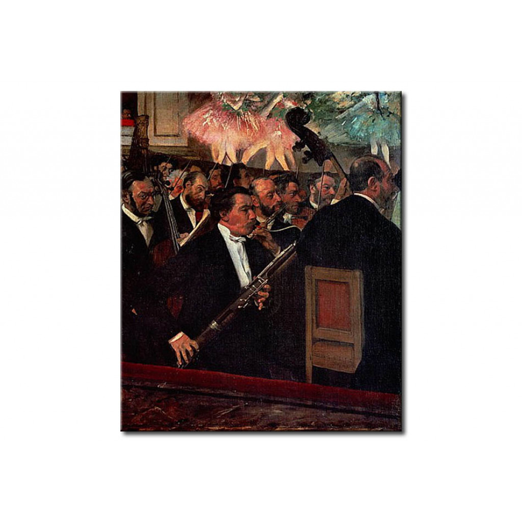 Schilderij  Edgar Degas: The Opera Orchestra