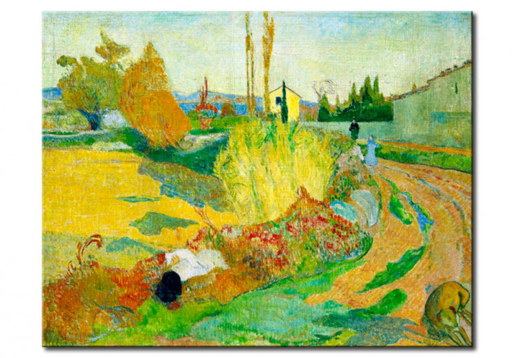 Reproduction de tableau Paysage près d'Arles (Roubinele-Roi Canal) 51524