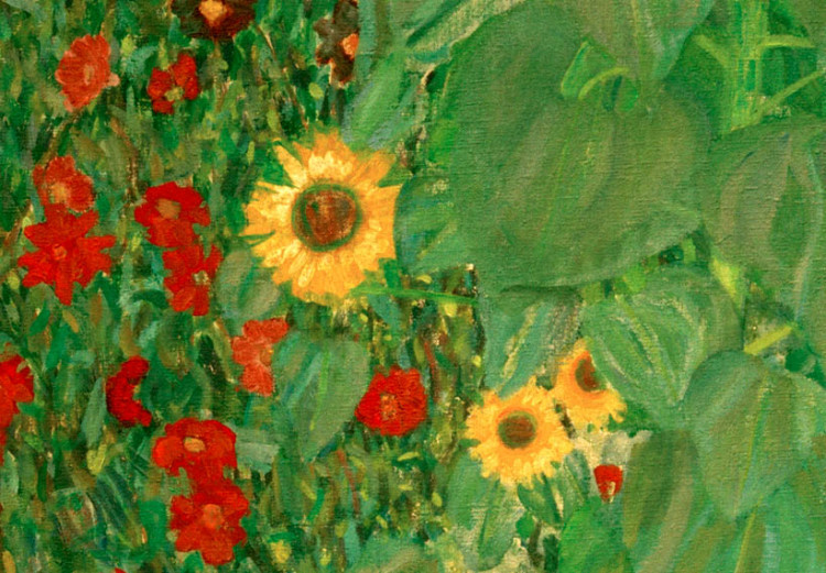 Kunstdruck Bauerngarten mit Sonnenblumen 52224 additionalImage 2