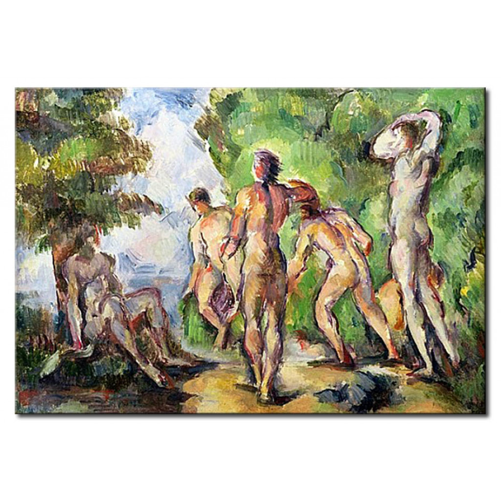 Schilderij  Paul Cézanne: Bathers