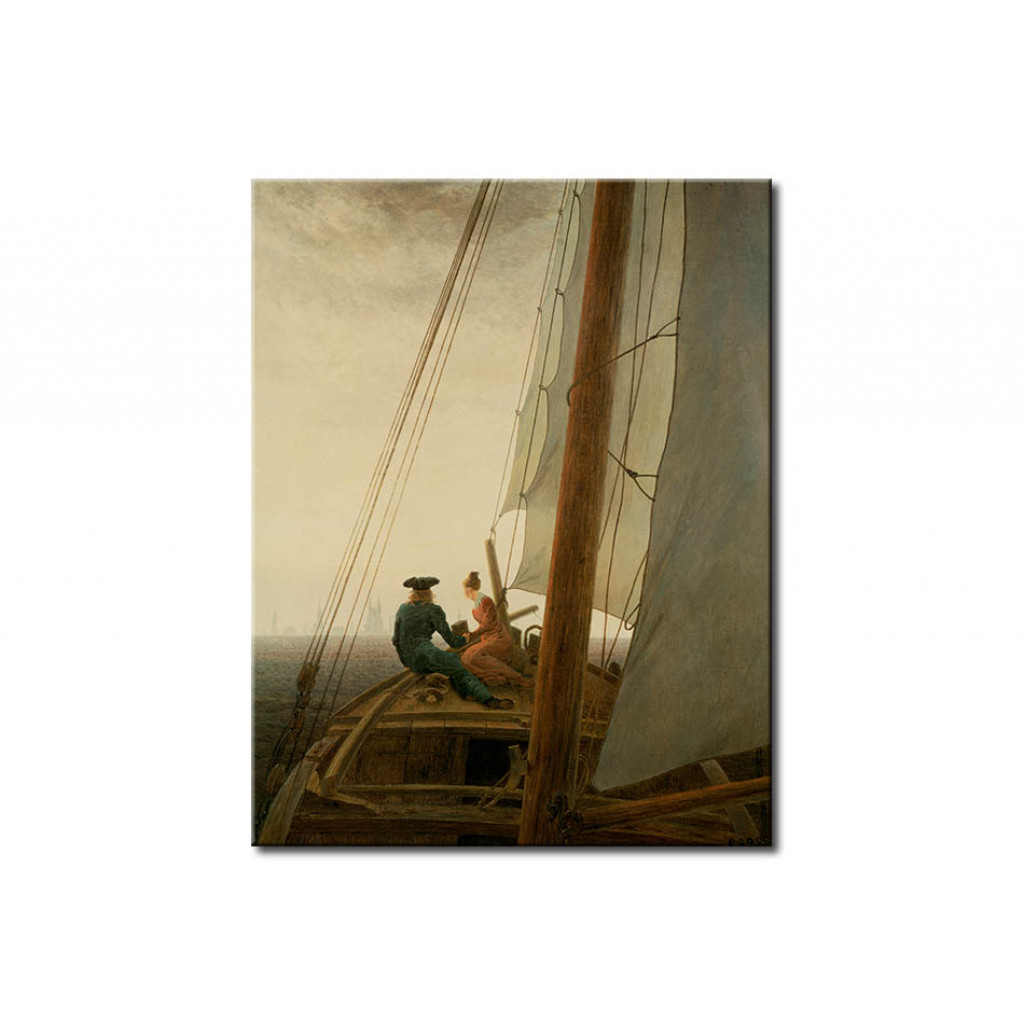 Schilderij  Caspar David Friedrich: Auf Dem Segler
