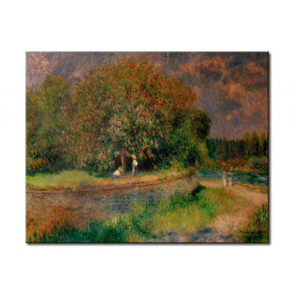 Schilderij  Pierre-Auguste Renoir: Maronnier Fleurissant