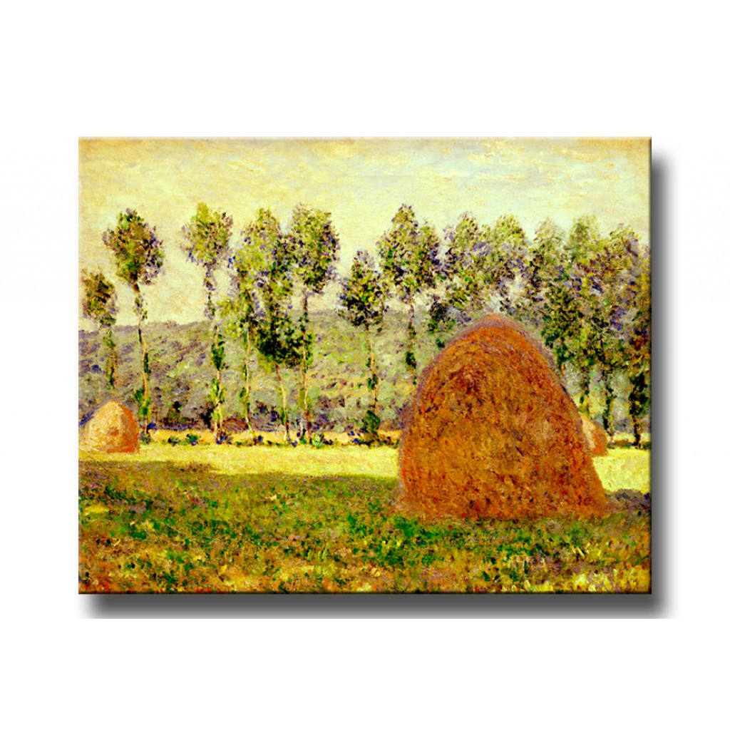 Schilderij  Claude Monet: Une Meule Pres De Giverny