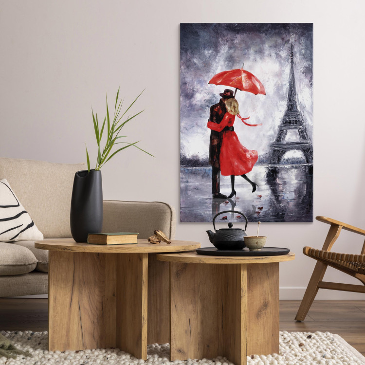 Canvas Art Print Love in Paris 96024 additionalImage 3