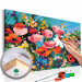 Paint by Number Kit Colourful Meadow Flowers 107134