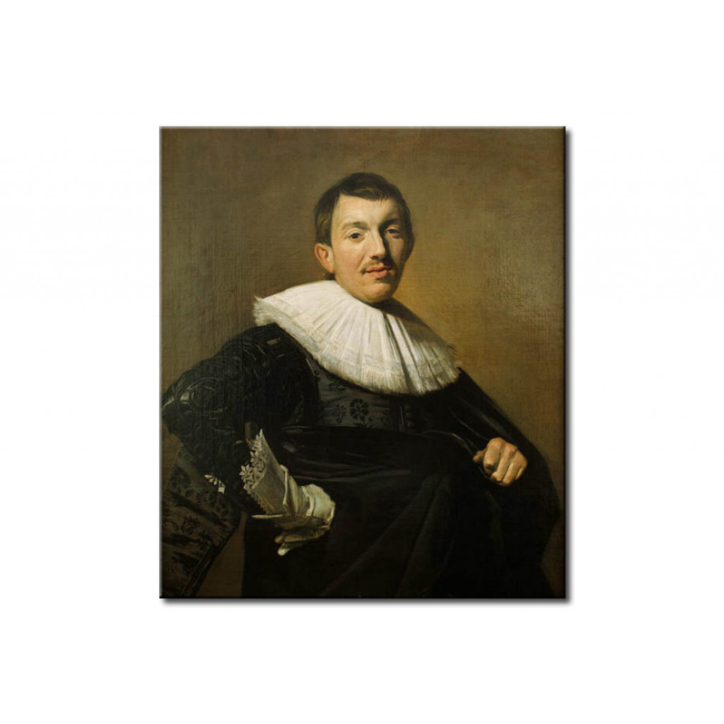 Schilderij  Frans Hals: Männliches Bildnis