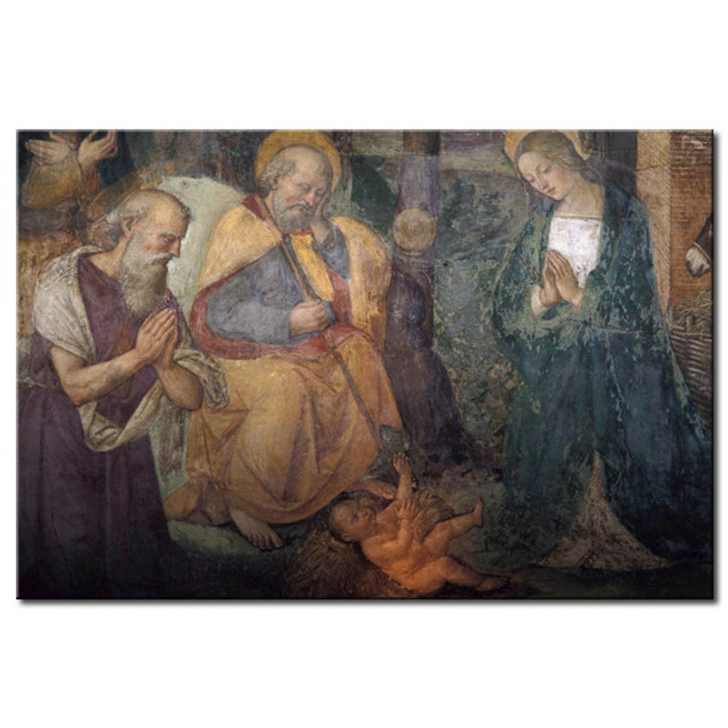 Schilderij  Pinturicchio: The Adoration Of The Christ Child