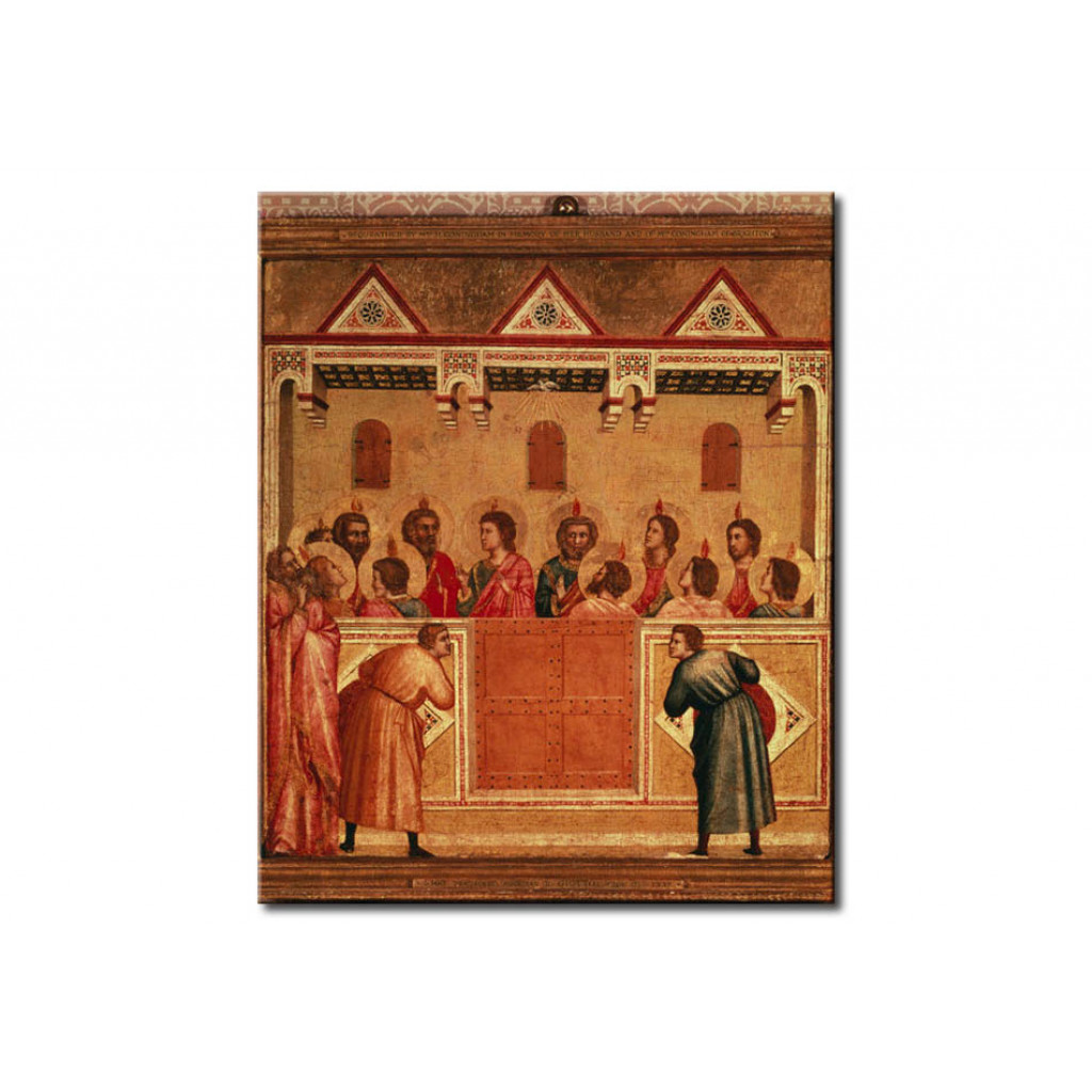 Schilderij  Giotto Di Bondone: The Outpouring Of The Holy Spirit