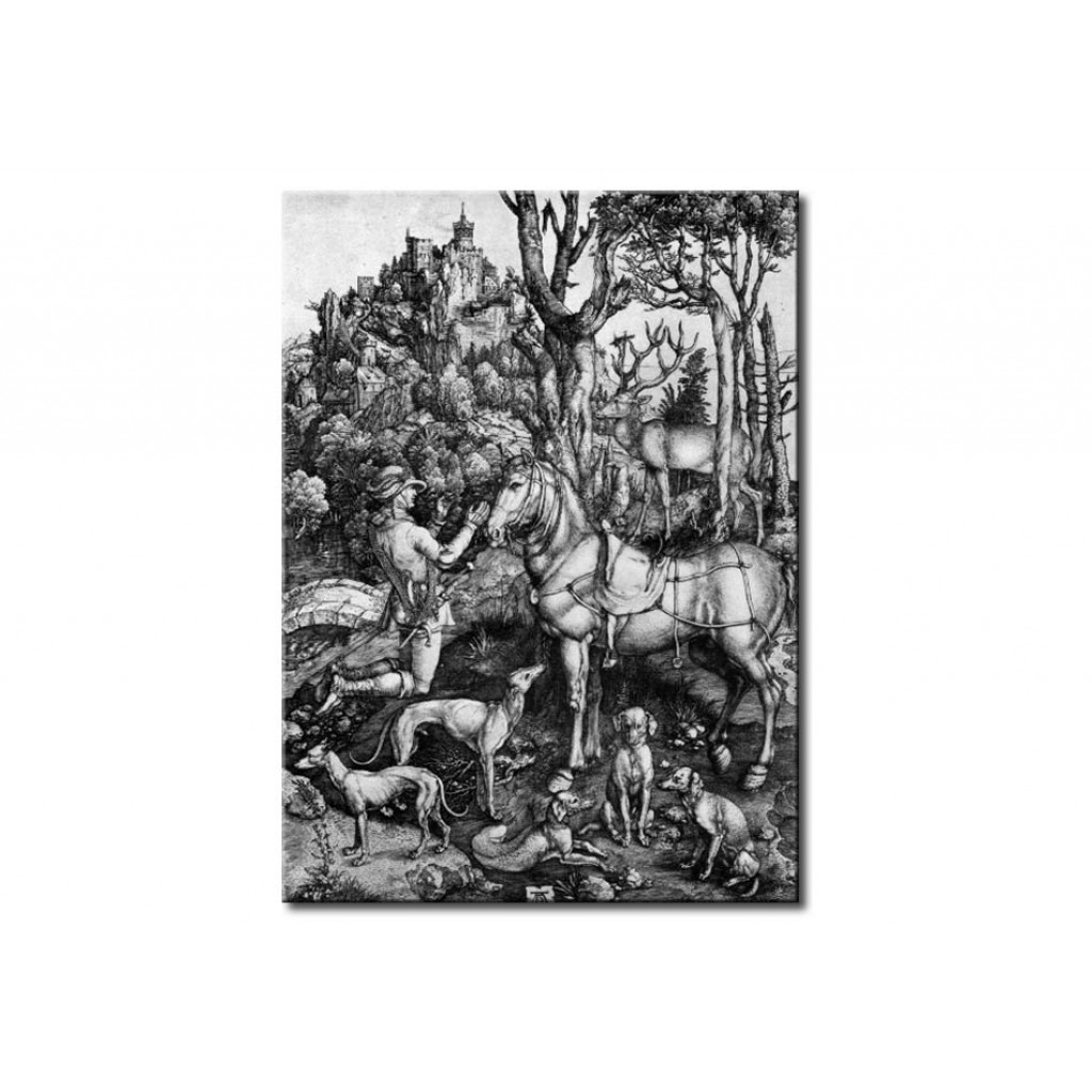 Schilderij  Albrecht Dürer: St. Eustace