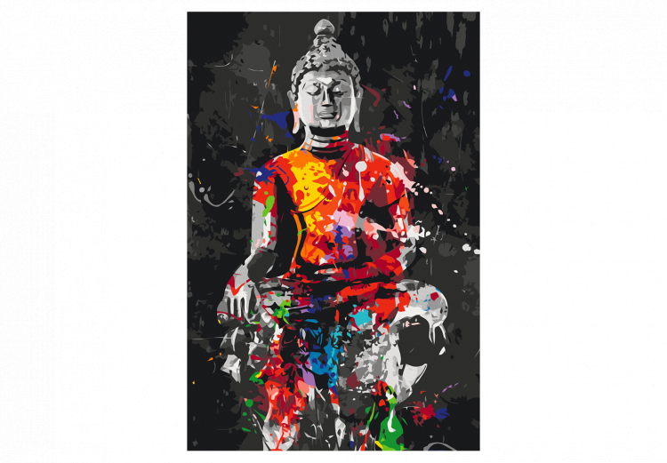 Obraz do malowania po numerach Budda w kolorach 127434 additionalImage 7