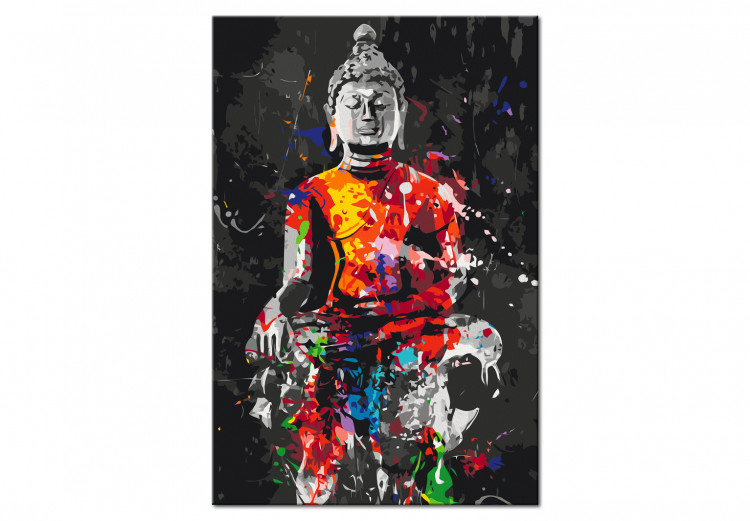 Obraz do malowania po numerach Budda w kolorach 127434 additionalImage 6