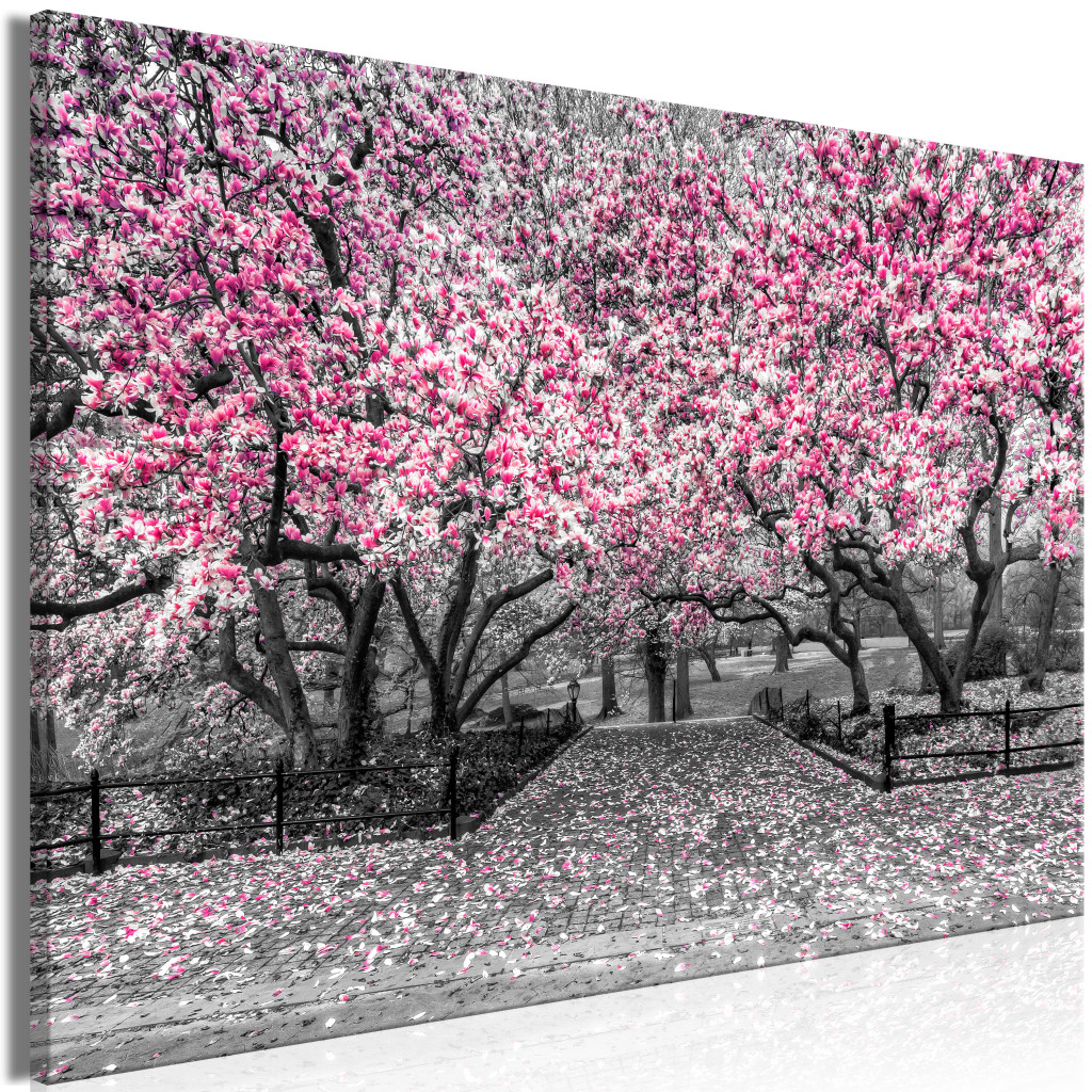 Schilderij Magnolia Park - Pink [Large Format]