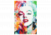 Wandbild zum Malen nach Zahlen Charming Marilyn 132034 additionalThumb 6