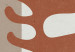 Obraz Brązowy motyw kwiatowy Matissa - abstrakcja w stylu scandi boho 134334 additionalThumb 4