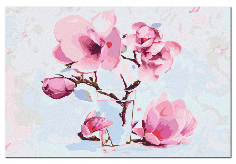 Wandbild zum Malen nach Zahlen Magnolias  137934 additionalImage 4
