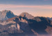 Carta da parati Montagne dopo il tramonto - paesaggio con cime, valli e nuvole 138534 additionalThumb 4