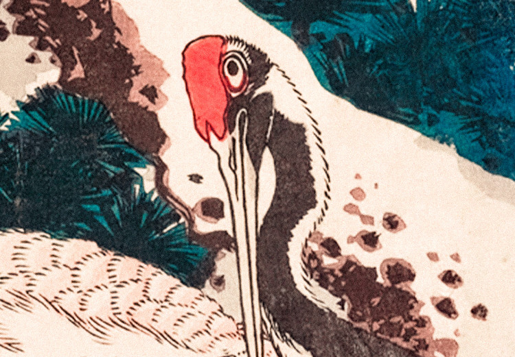 Obraz Japońskie żurawie (1-częściowy) pionowy 142334 additionalImage 4