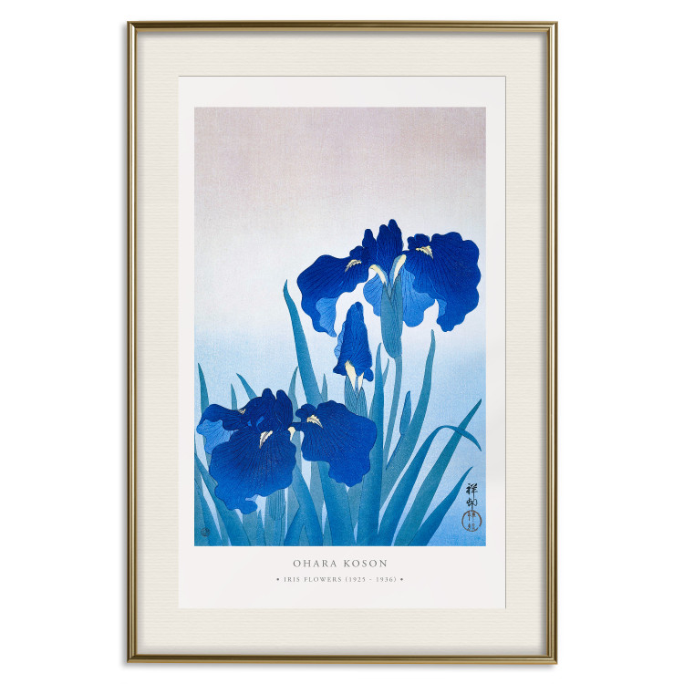 Poster Blue Irises 142834 additionalImage 26