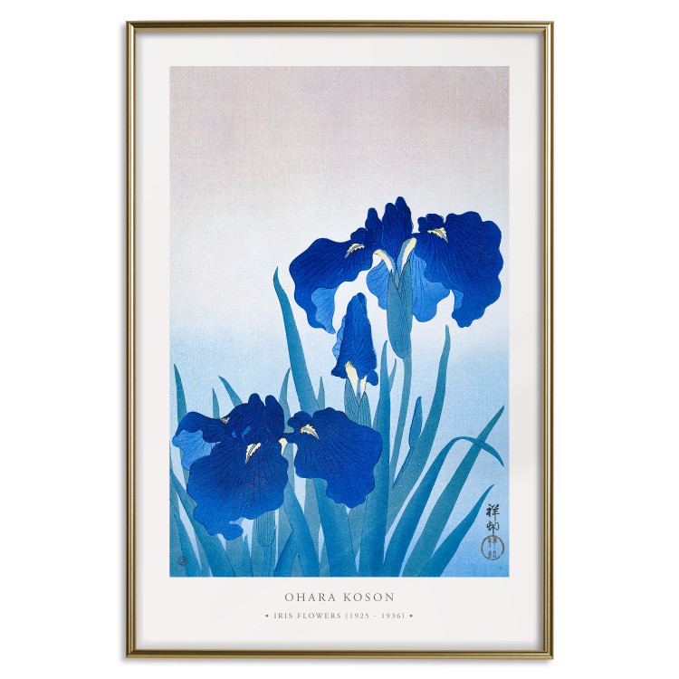 Poster Blue Irises 142834 additionalImage 27
